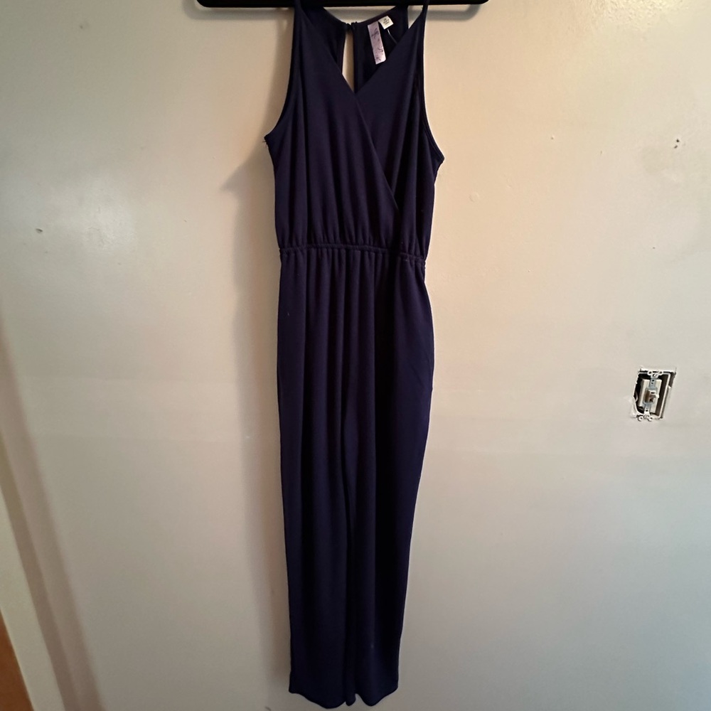 Alya Deep Blue Sleeveless Top